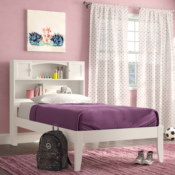 Harriet Bee Quitaque Platform Bed with Bookcase by Harriet Bee